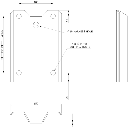 Standard Weld-on Cleat
