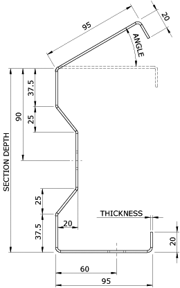 Eaves Beam Profile
