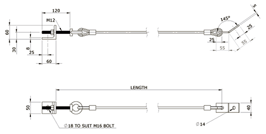Tie rope drawing