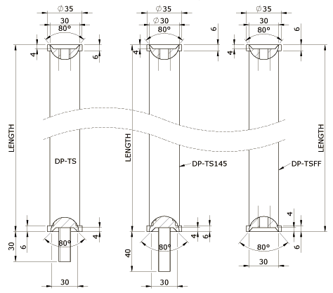 Types of Tube struts